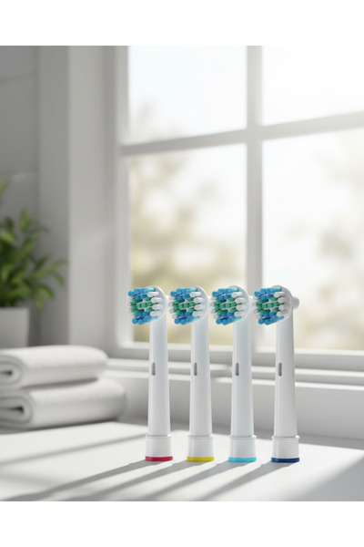 Teknoşık رؤوس فرشاة أسنان تيكنو شيك جلد ذات الشعيرات الناعمة التي تضمن التنظيف