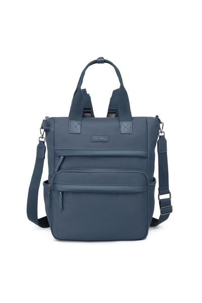 SMART BAGS Twill Dimi Kumaş Anne Bebe Kadın Sırt Çantası 3328