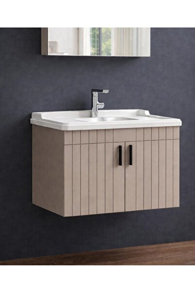 Gold Ban-yom RİO 80 ALT VİZON MDF Banyo Mobilyası Seti