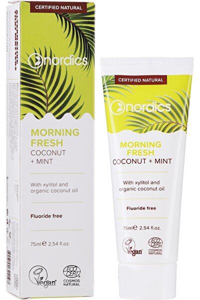 Nordics Pasta de dinti Morning Fresh cu cocos si menta bio, 75ml
