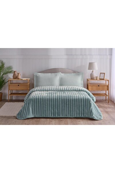 Özdilek Parlak Çizgili Çift Kişilik Battaniye