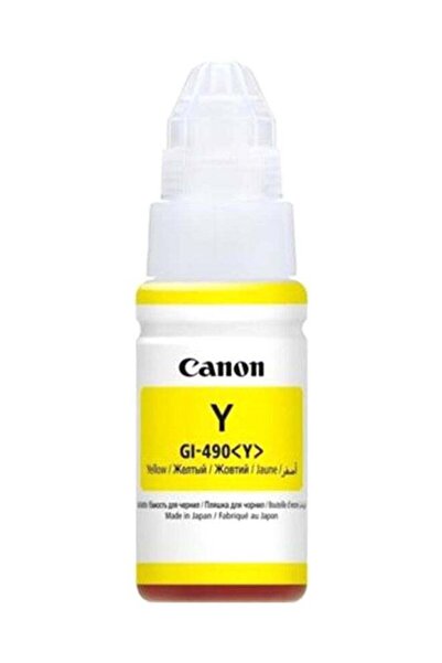Canon Gi-490Y Inkjet Cartridge Yellow