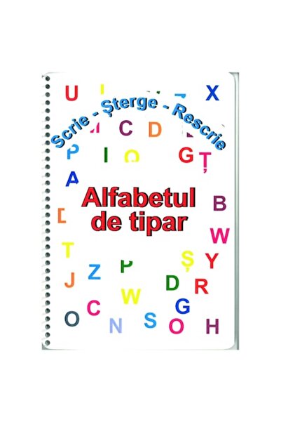 OEM Write-Erase-Rewrite Notebook - Print Alphabet