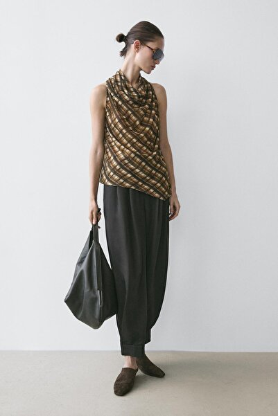 Massimo Dutti Dökümlü bluz