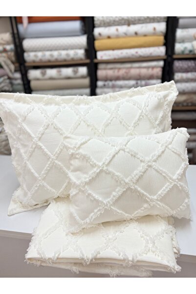 GAYE EV TEKSTİLİ Single Pique Pillowcase Tufted Bedspread