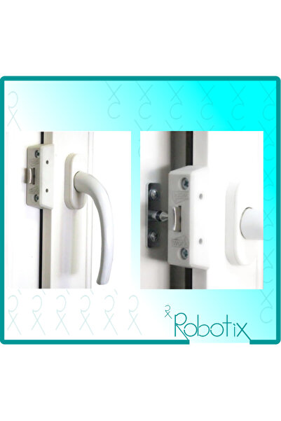 Robotix قفل أمان أبيض للأطفال