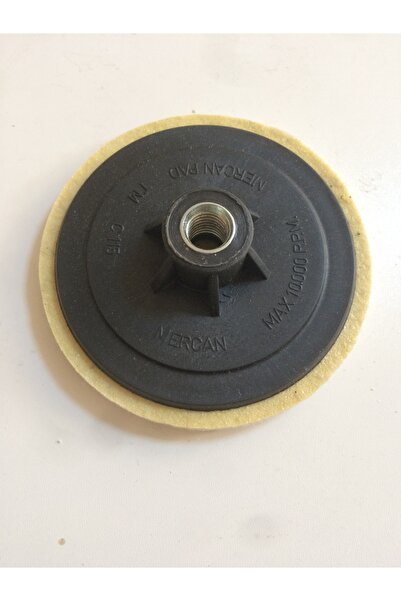 DMR MERCAN 115 MM KEÇE TABANI POLİSAJ CİLA KEÇESİ BEYAZ PARLATMA KEÇESİ