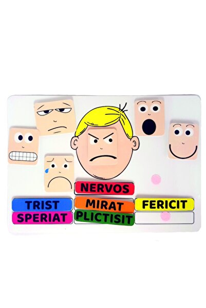 OEM Tablă educațională - Expresii faciale (Băiat)