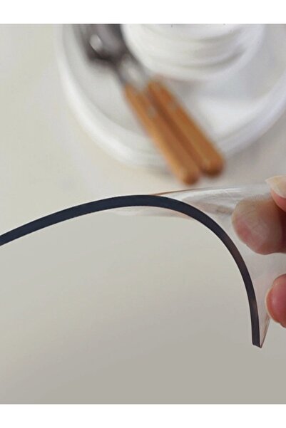 ERKSOLHOME ŞEFFAF 2,6 MM KALINLIĞINDA PVC MUŞAMBA MASA ÖRTÜSÜ KORUYUCU NET KALINLIK