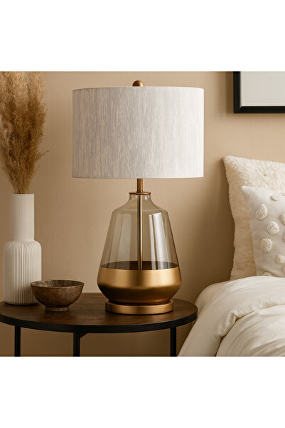 Crestview Collection 26"H GLASS TABLE LAMP