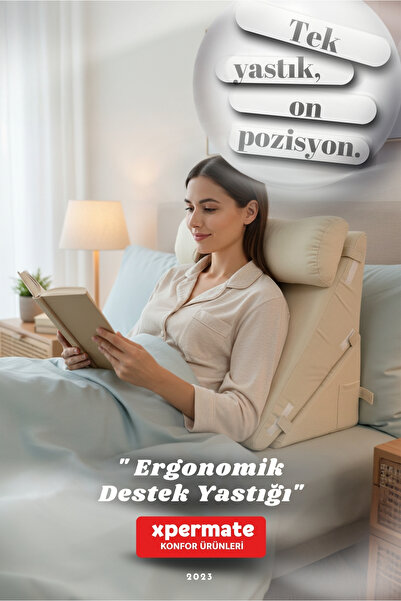 XPERMATE Ергономічна подушка для підтримки – підтримка голови, спини, поперек...