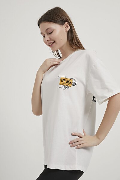 Arma Life Armalife 2300 front back printed car themed bis collar women's t-shirt