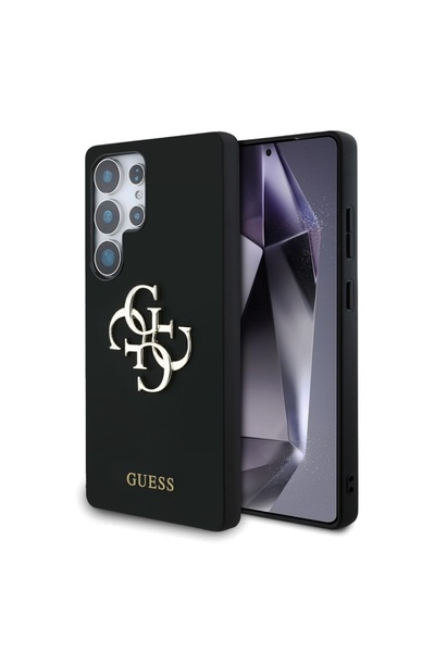 Guess Carcasă pentru Samsung Galaxy S25 Ultra, silicon 4G cu logo metalic mar...