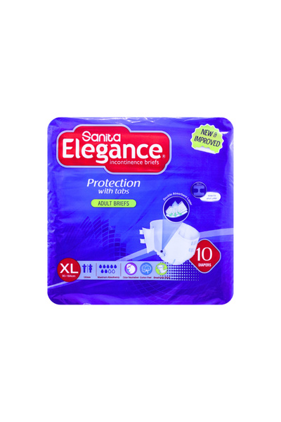 Sanita سراويل داخلية أنيقة للبالغين مقاس XL 10DIA