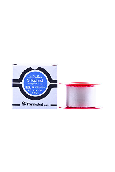SILKPLAST شريط جراحي 2.5 سم × 5 م