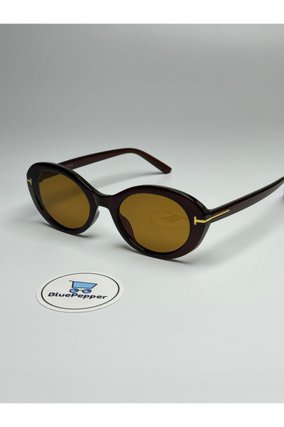 BluePepper Toms V9 |   Sunglasses Cateye Model Brown Frame Brown Glass Color ...