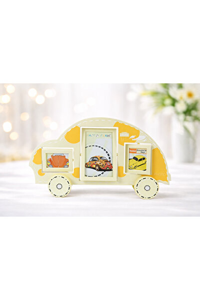 Angelphoto Yellow Car Frame Lm7236