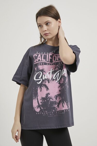 Arma Life Armalife 2298 Bis Yaka California Printed Women's T-Shirt