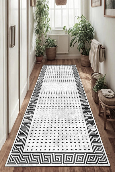 Thalia Home Yıkanabilir Kaymaz Tabanlı Baskılı Yolluk Halı Mutfak Halısı