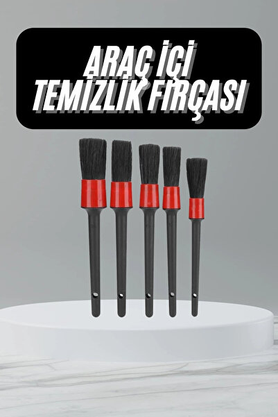 Epilons Set de 5 perii de curățare pentru interiorul mașinii, perie pentru cu...