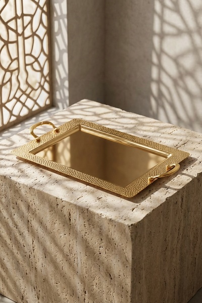 ACAR Runai Gold Tray - 44 cm