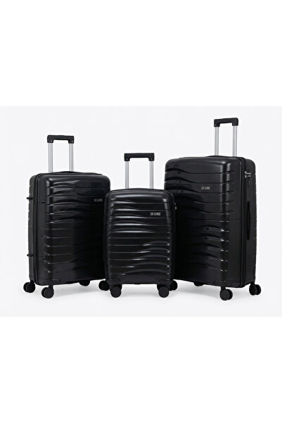 Hayyak 3-Piece PP Hard Shell Luggage Set (20/24/28) Lightweight Spinner Wheel...