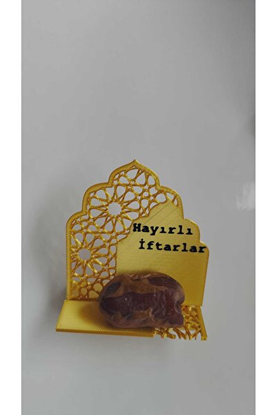 YSR HOME 6 ADET Ramazan Özel Hurmalık | 3D Baskı Dekoratif İftar Sunumluk | M...