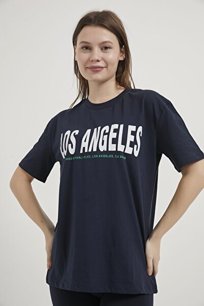 Arma Life ARMALIFE 10270 تي شيرت نسائي مطبوع عليه نص