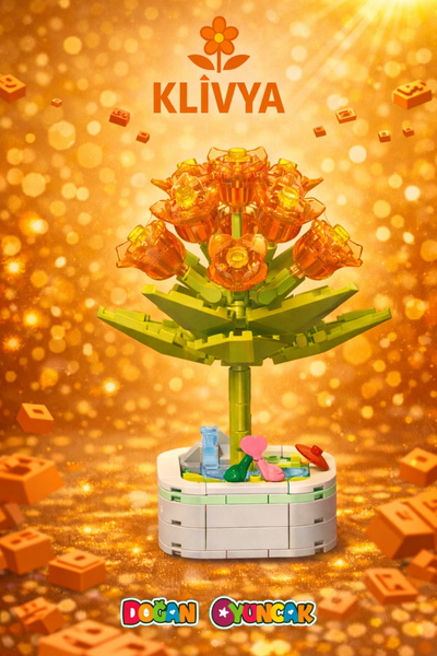 Doğan Oyuncak Dünyası Micro Block Crystal Klivya Flower Lego - Lego Sets Mini...