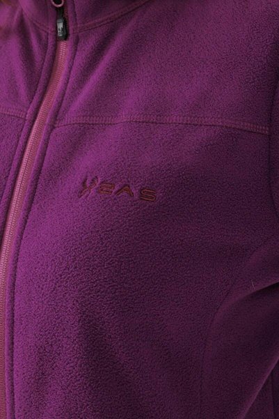 2AS CARA KADIN TAM FERMUARLI İNCE POLAR SWEATSHIRT MOR