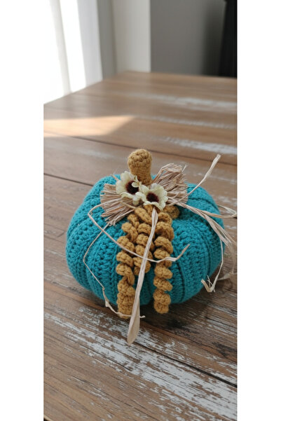 Dekoratif örgü kabak 12cm
