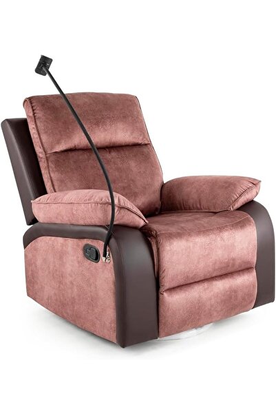 Afifa Furniture Brown & Black Recliner Chair for Living Room