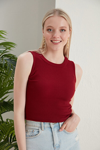 Starlight Bluză crop din țesătură premium, cu guler halter, pentru femei