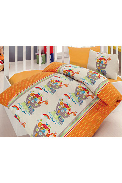 Talis Κλινοσκεπάσματα για μωρά Gemi Orange, 100% βαμβάκι