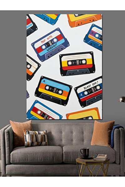 KanvasSepeti Casetă vintage Pictură în ulei de înaltă calitate texturat Pânză...