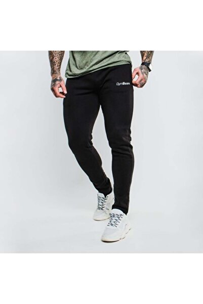 GymBeam Pantaloni de trening slimfit negri