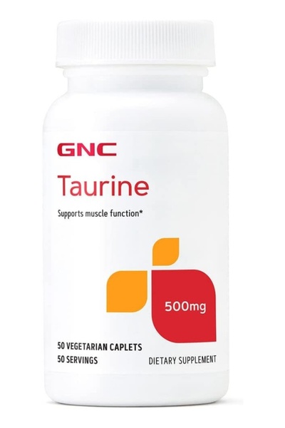 G.N.C GNC Taurine 500mg Supplement, Supports Muscle Function, 50 Servings
