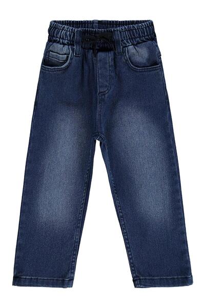 Civil Boys بنطلون جينز بخصر مطاطي للأطفال من 2-5 سنوات - أزرق للأعمار من 2-3 ...