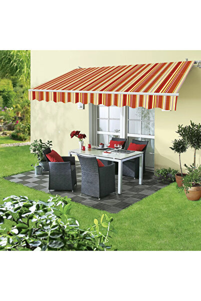 ENLIS Balkon Bahçe Tentesi 400x250 cm Multicolor Polyester Güneşlik