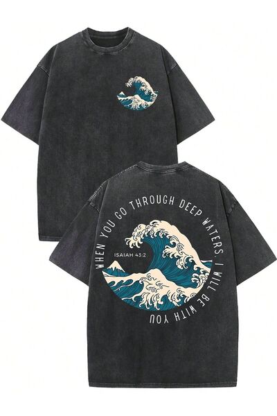 ZEMLİYA Unisex London Architectural Graphic T-shirt με κοντό μανίκι – Καλοκαι...