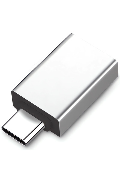 Bervolo Adaptor USB-C la USB-A 3.0, încărcare rapidă, carcasă din aluminiu, a...