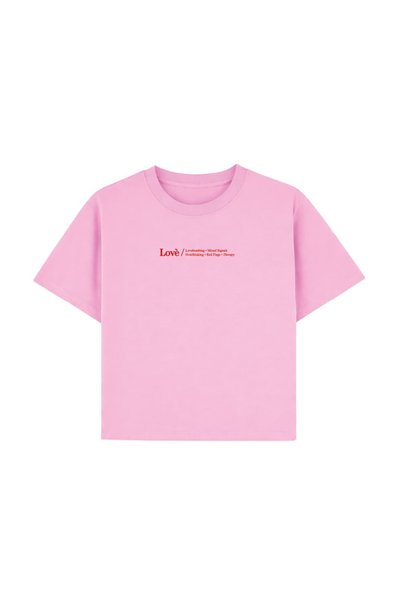 Coredra Lovè - Boxed Fit Women's T-Shirt Pink C590