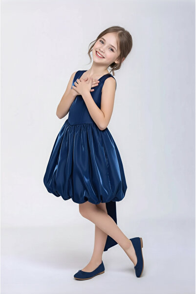 Lovrel Girl's Satin Fabric Stylish and Comfortable Evening Dress Wedding Grad...