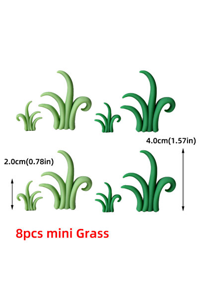 Choice28 8pcs mini Grass Multiple Set Dinosaur Cake Toppers Ancient Dino Part...