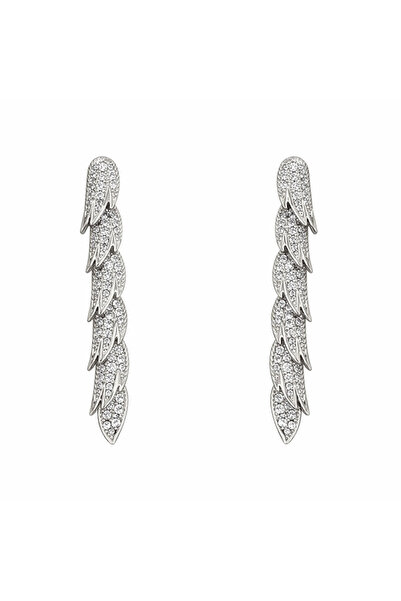 neslyaccessories Silver Wing Earrings