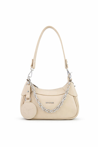 Madame Chain Detailed Women's Shoulder & Crossbody Bag – Extra Long Strap, Ca...