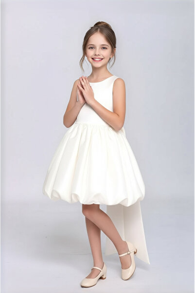 Lovrel Girl's Satin Fabric Stylish and Comfortable Evening Dress Wedding Grad...