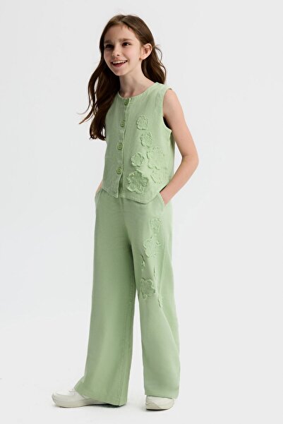 HAUSEkids Комплект за момичета Fancy Aria за възраст 8-14 години - зелен