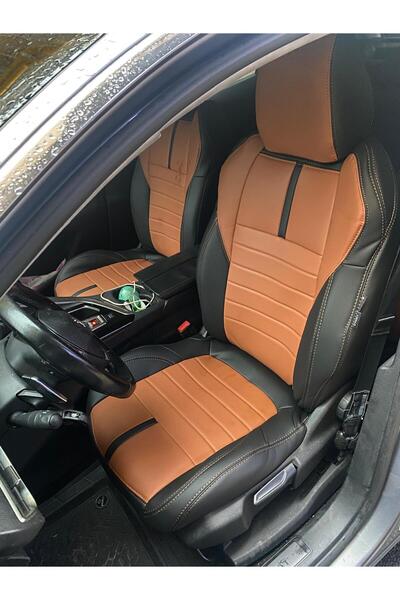 AKINCI Peugeot 3008 2016-2024 Rear Back Seat 2 Pieces - Model with Rear Armre...