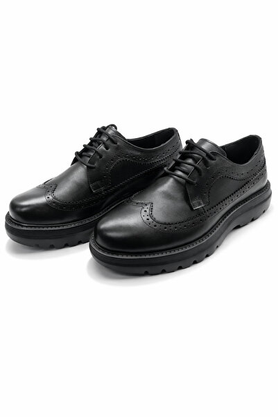 Deoder Pantofi casual pentru bărbați, 100% piele, negri |   Talpă Eva • Potri...